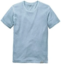 Heren T-shirt Ronde Hals, Lichtblauw