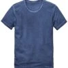Heren T-shirt Ronde Hals, Blauw