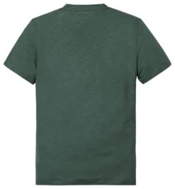 Armedangels Heren T-shirt Structuur, Groene Melange -Armedangels Winkel heren t shirt structuur 1