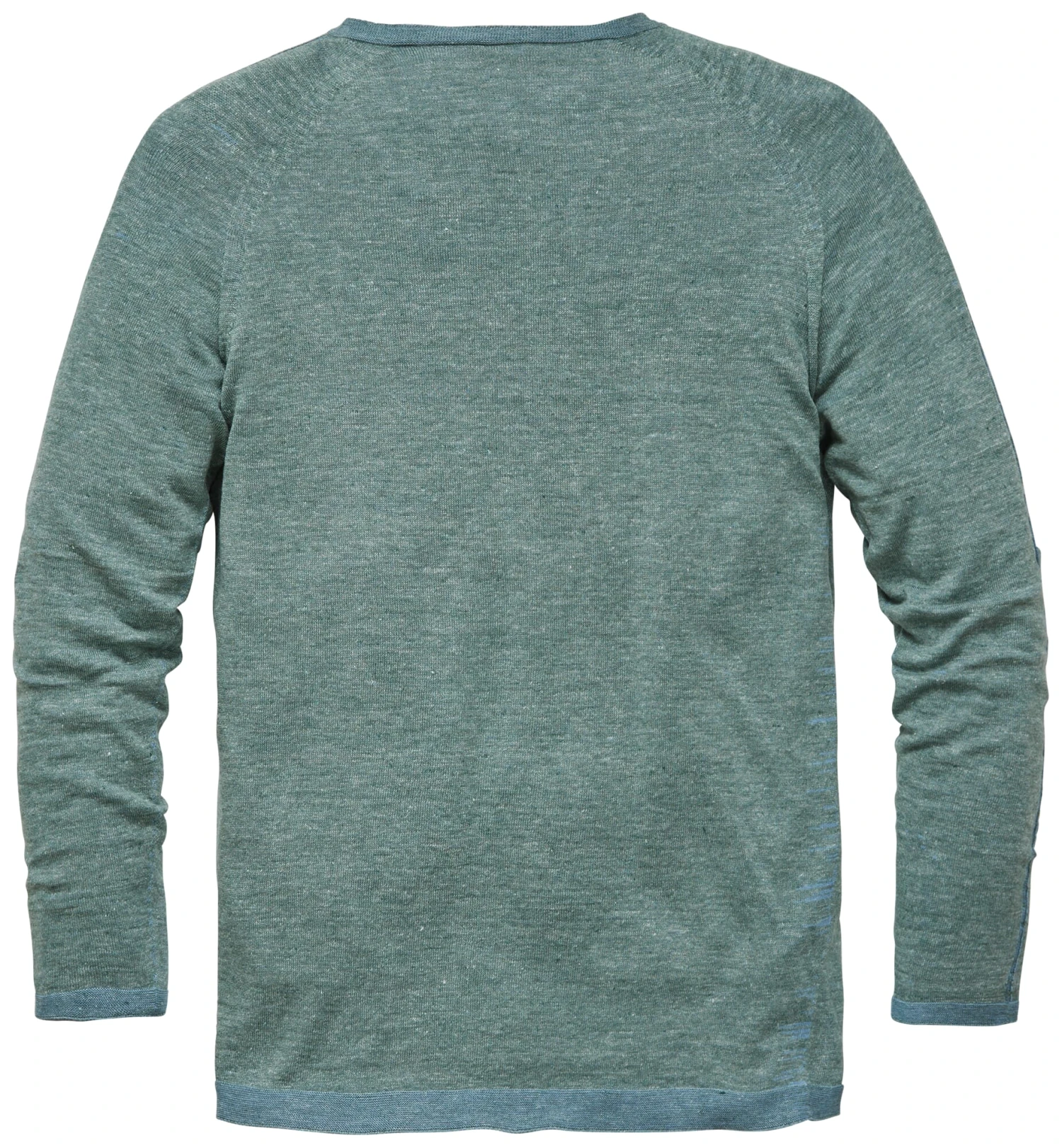 Heren-trui Geplateerd, Groene Melange 4 Heren-trui Geplateerd, Groene Melange - Afbeelding 2