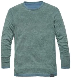Heren-trui Geplateerd, Groene Melange