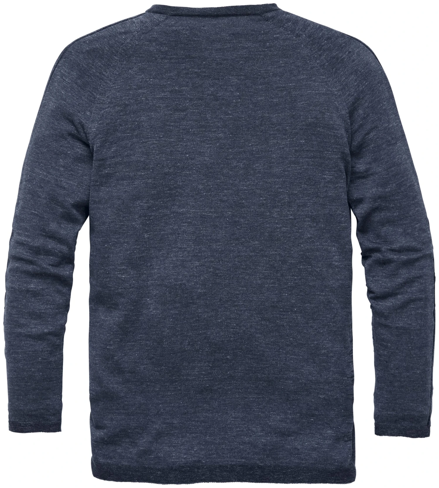 Heren-trui Geplateerd, Blauw-melange 4 Heren-trui Geplateerd, Blauw-melange - Afbeelding 2