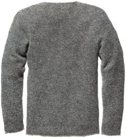 Heren Trui Naadloos, Licht Grijs-zwart -Armedangels Winkel heren trui naadloos 1