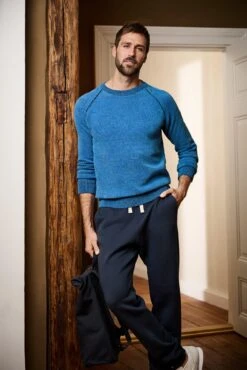 Heren Trui Raglan, Blauw -Armedangels Winkel heren trui raglan 2