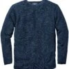 Heren Trui Rijstkorrel Optiek, Blauw-melange -Armedangels Winkel heren trui rijstkorrel optiek