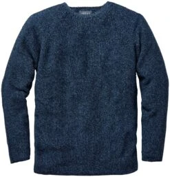 Heren Trui Rijstkorrel Optiek, Blauw-melange