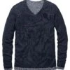 Heren Trui V-hals, Blauw 2 Heren Trui V-hals, Blauw -Armedangels Winkel heren trui v hals 3
