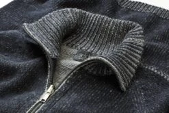 Heren Vest, Marine Grijs -Armedangels Winkel heren vest 5