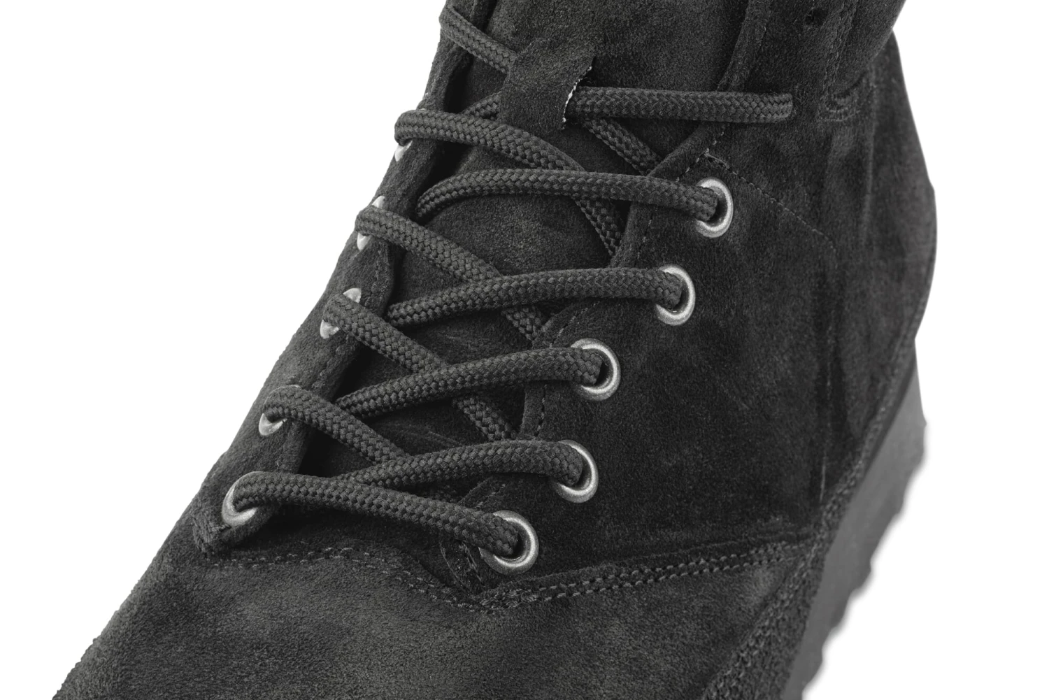 Heren Veterschoen Nubuck, Zwart 5 Heren Veterschoen Nubuck, Zwart - Afbeelding 3