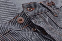 Heren Werkbroek Gestreept, Blauw-Wit -Armedangels Winkel heren werkbroek gestreept 2