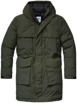 Heren Winter Parka, Donkergroen