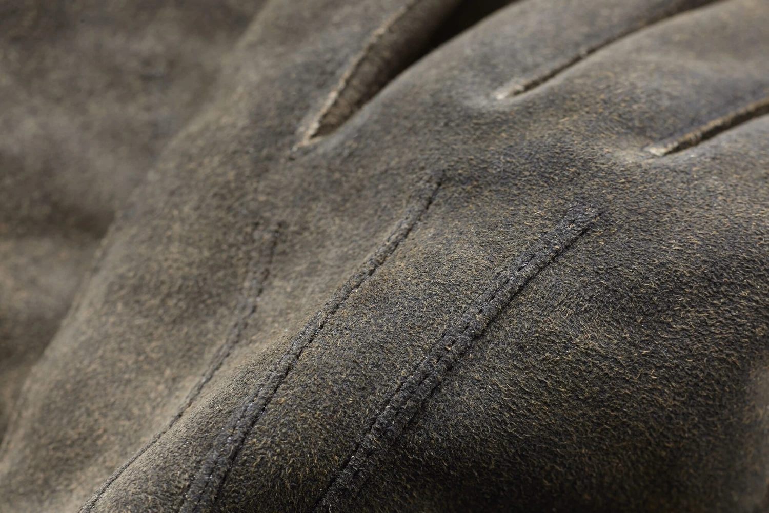 Herenhandschoen Geitenleer, Bruin 4 Herenhandschoen Geitenleer, Bruin - Afbeelding 2