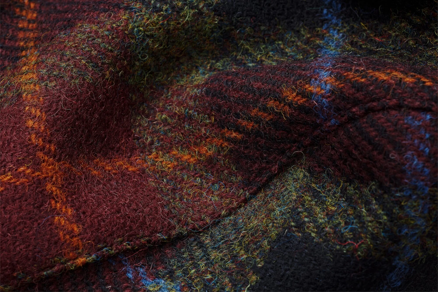 Herenhoed Harris Tweed, Rood Patroon 4 Herenhoed Harris Tweed, Rood Patroon - Afbeelding 2