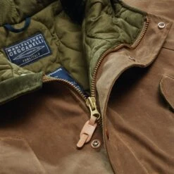 Herenjack Gewaxt, Mediumbraun -Armedangels Winkel herenjack gewaxt 2