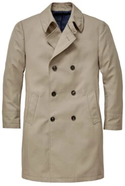 Herenjas Double Breasted, Groen Beige