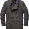 Herenjas Double Breasted, Grijs Melange 1 Herenjas Double Breasted, Grijs Melange -Armedangels Winkel herenjas double breasted 8