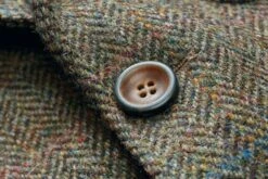 Herenjas Harris Tweed, Bruin Gemêleerd -Armedangels Winkel herenjas harris tweed 2