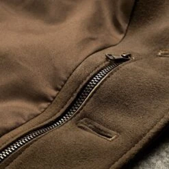 Herenjas Hertenleer En Gewalkte Wol, Bruin 13 Herenjas Hertenleer En Gewalkte Wol, Bruin -Armedangels Winkel herenjas hertenleer gewalkte wol 4