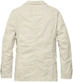 Herenjas Krijtstreep, Zandgrijs -Armedangels Winkel herenjas krijtstreep 1