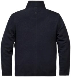 Herenjas Met Opstaande Kraag, Donkerblauw -Armedangels Winkel herenjas opstaande kraag 6