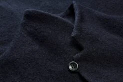 Herenjas Met Opstaande Kraag, Donkerblauw -Armedangels Winkel herenjas opstaande kraag 7