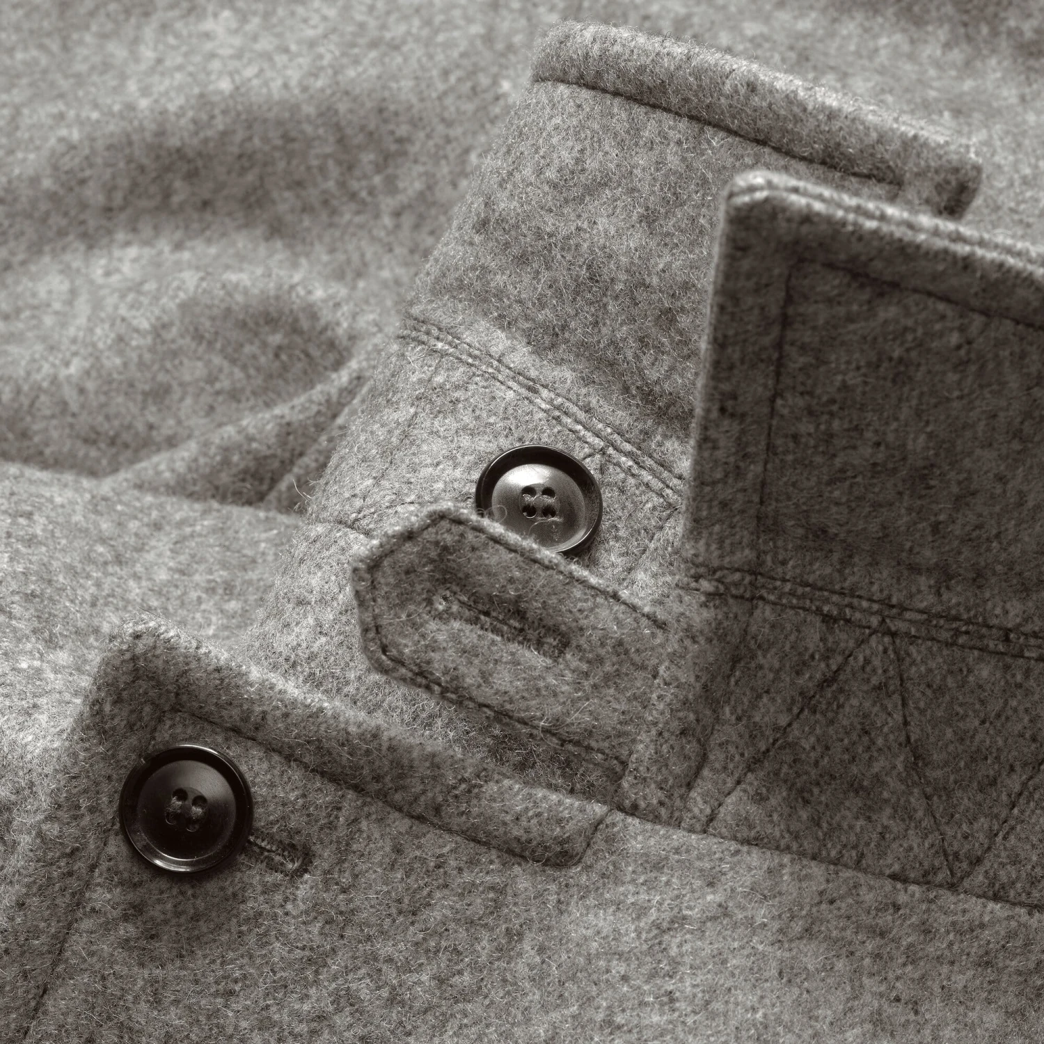 Herenjas Schladminger Loden, Grijsachtig Oranje 8 Herenjas Schladminger Loden, Grijsachtig Oranje - Afbeelding 6