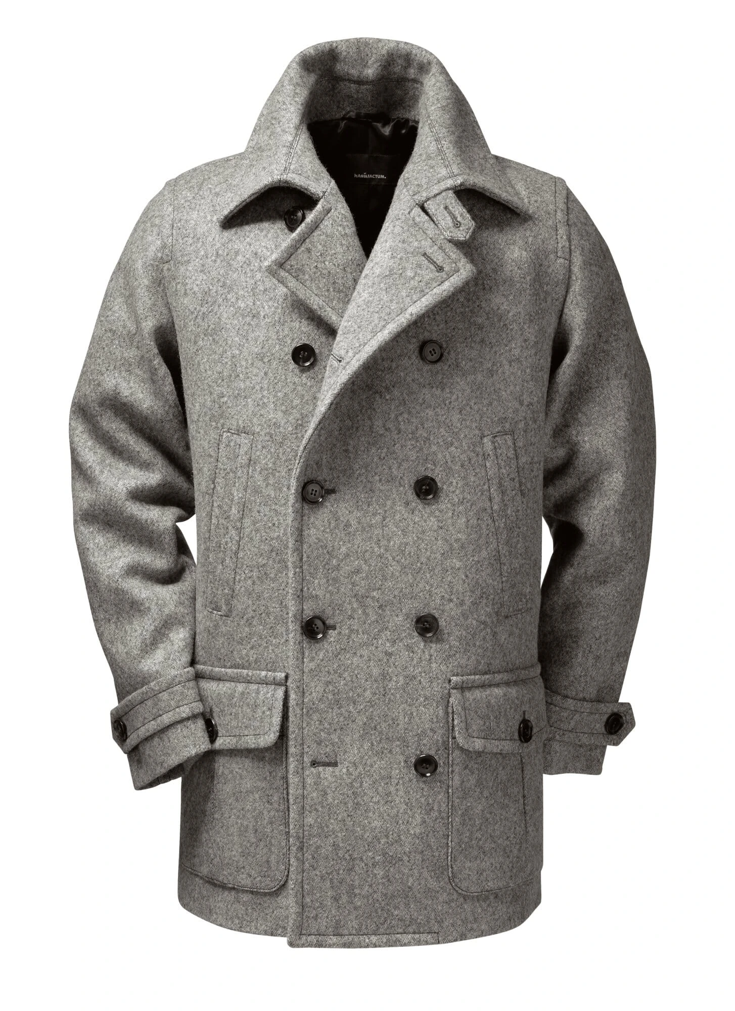 Herenjas Schladminger Loden, Grijsachtig Oranje 3 Herenjas Schladminger Loden, Grijsachtig Oranje