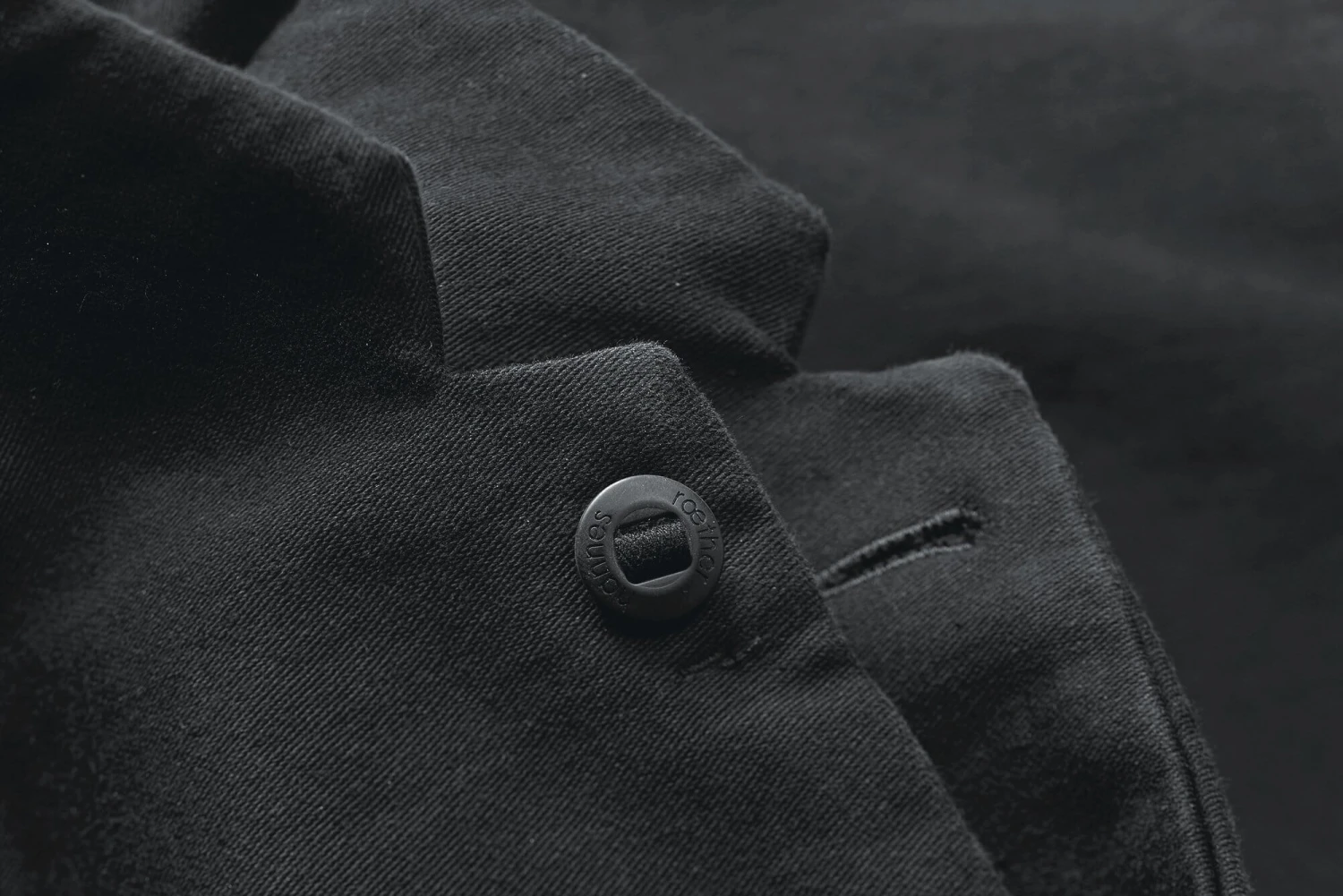 Herenjas Twisted Double Pilot, Zwart 5 Herenjas Twisted Double Pilot, Zwart - Afbeelding 3