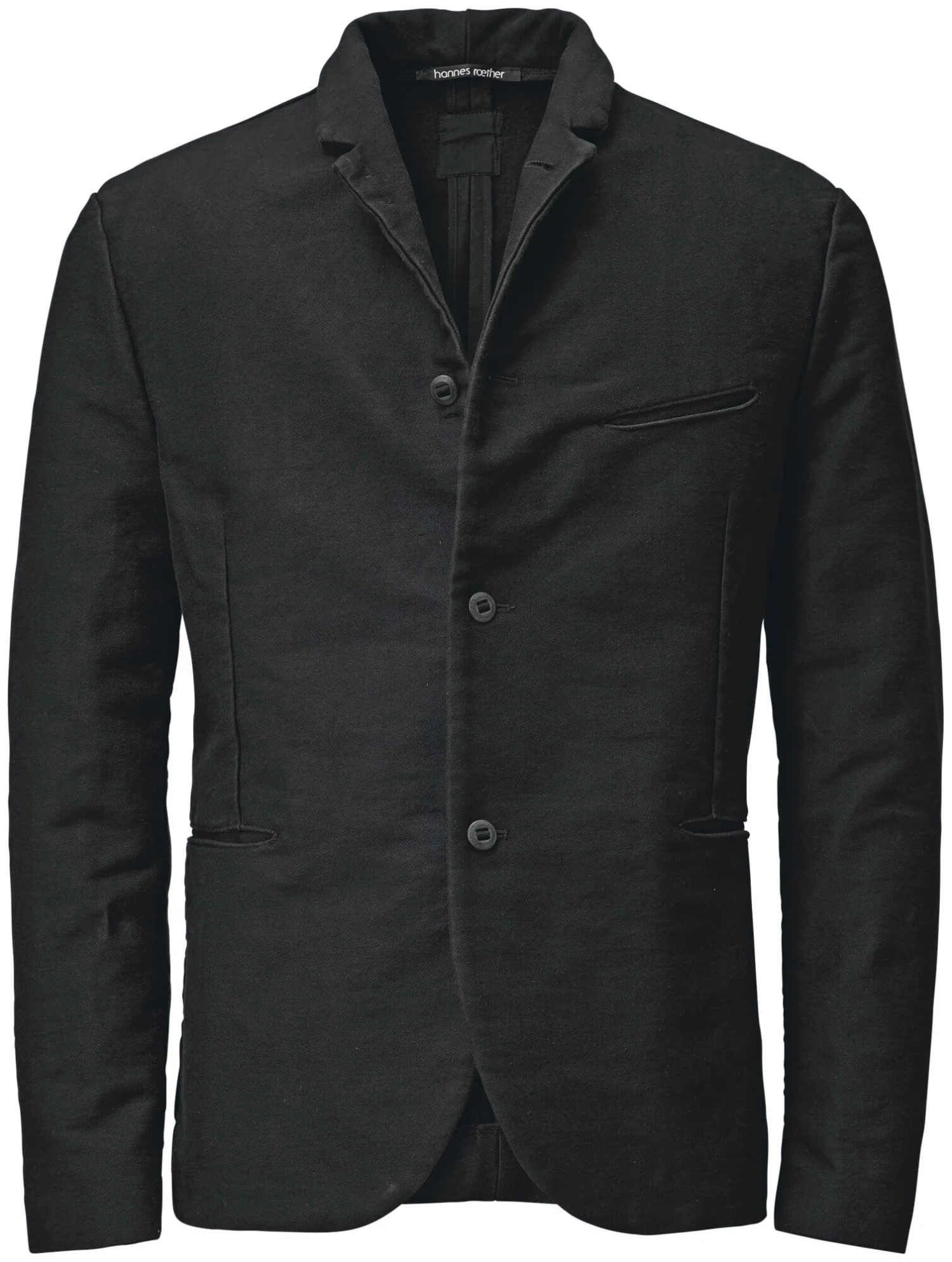 Herenjas Twisted Double Pilot, Zwart 3 Herenjas Twisted Double Pilot, Zwart