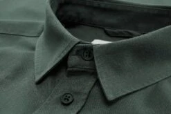 Armedangels Herenoverhemd Met Borstzak, Donkergroen 7 Armedangels Herenoverhemd Met Borstzak, Donkergroen -Armedangels Winkel herenoverhemd borstzak 5