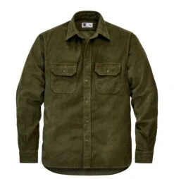 Herenoverhemd Corduroy, Groen