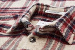 Herenoverhemd Geruit, Natuurlijk Rood-blauw -Armedangels Winkel herenoverhemd geruit 2