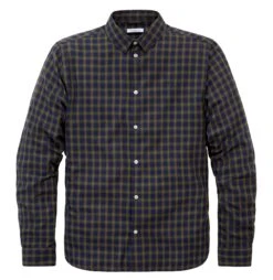 Herenoverhemd Geruit, Donkerblauw