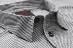 Herenoverhemd Gestreept, Wit-grijs 7 Herenoverhemd Gestreept, Wit-grijs -Armedangels Winkel herenoverhemd gestreept 2