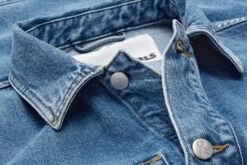 Armedangels Herenoverhemd Jasje, Denimblauw -Armedangels Winkel herenoverhemd jasje 15