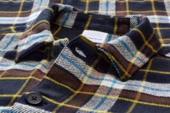 Herenoverhemd Jasje Flanel, Blauw-Braun 7 Herenoverhemd Jasje Flanel, Blauw-Braun -Armedangels Winkel herenoverhemd jasje flanel 2