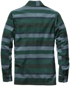 Herenoverhemd Jasje Flanel, Groene Tinten -Armedangels Winkel herenoverhemd jasje flanel 7