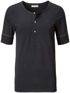 Herenoverhemd Jersey Halve Mouw, Antraciet