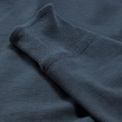 Herenoverhemd Jersey Lange Mouw, Donkerblauw -Armedangels Winkel herenoverhemd jersey lange mouw 8