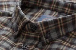 Herenoverhemd Katoen-linnen, Meerkleurig -Armedangels Winkel herenoverhemd katoen linnen 2