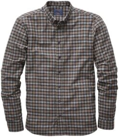 Herenoverhemd Katoen-linnen, Meerkleurig