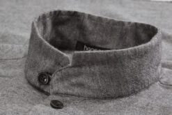 Herenoverhemd Met Opstaande Kraag, Grijs Melange 7 Herenoverhemd Met Opstaande Kraag, Grijs Melange -Armedangels Winkel herenoverhemd opstaande kraag 2