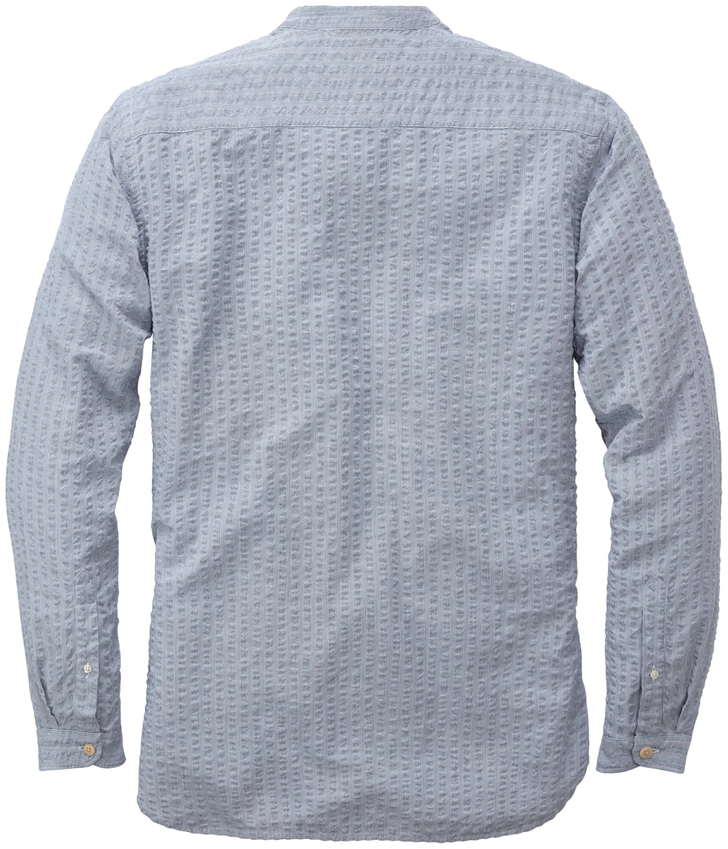 Herenoverhemd Seersucker, Lichtblauw 4 Herenoverhemd Seersucker, Lichtblauw - Afbeelding 2