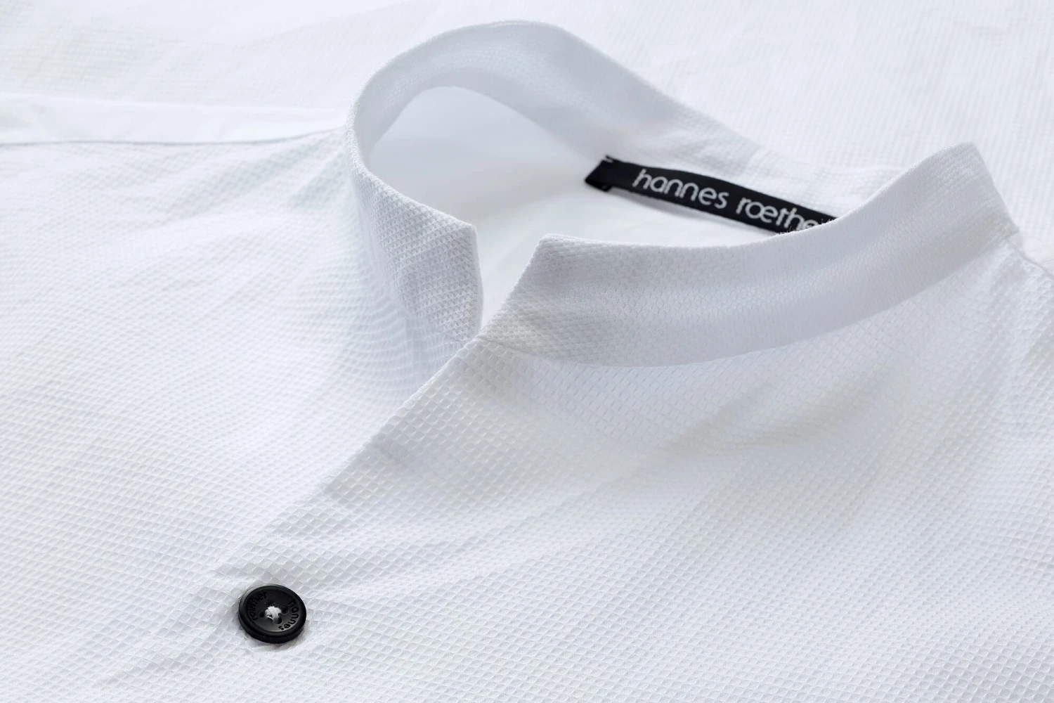 Herenoverhemd Smalle Kraag, Wit 5 Herenoverhemd Smalle Kraag, Wit - Afbeelding 3