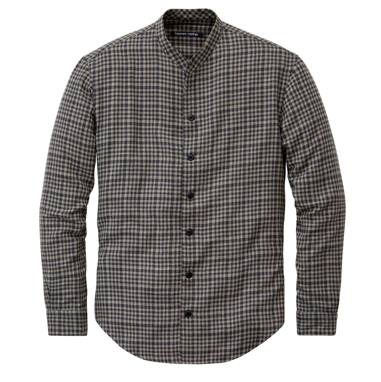 Herenoverhemd Smalle Kraag, Natuurlijk Grijs 3 Herenoverhemd Smalle Kraag, Natuurlijk Grijs