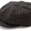 Herenpet Harris Tweed, Blauw-Braun -Armedangels Winkel herenpet harris tweed 2