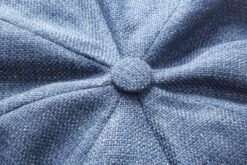 Herenpet Linnen, Blauw Gemêleerd 5 Herenpet Linnen, Blauw Gemêleerd -Armedangels Winkel herenpet linnen 3