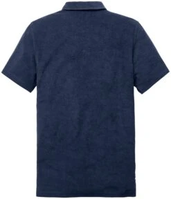 Herenpolo Terrycloth, Donkerblauw -Armedangels Winkel herenpolo terrycloth 4