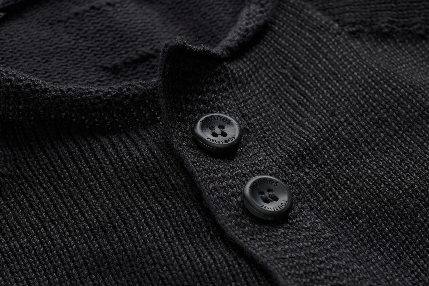 Herenvest Met Knoopsluiting, Zwart-blauw 5 Herenvest Met Knoopsluiting, Zwart-blauw - Afbeelding 3