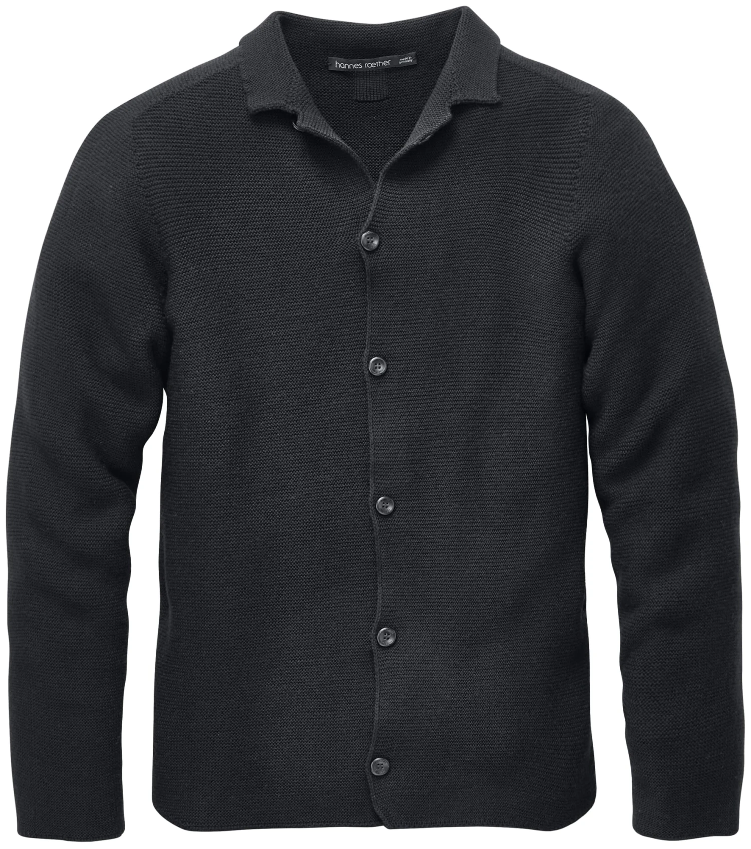 Herenvest Met Knoopsluiting, Zwart 3 Herenvest Met Knoopsluiting, Zwart